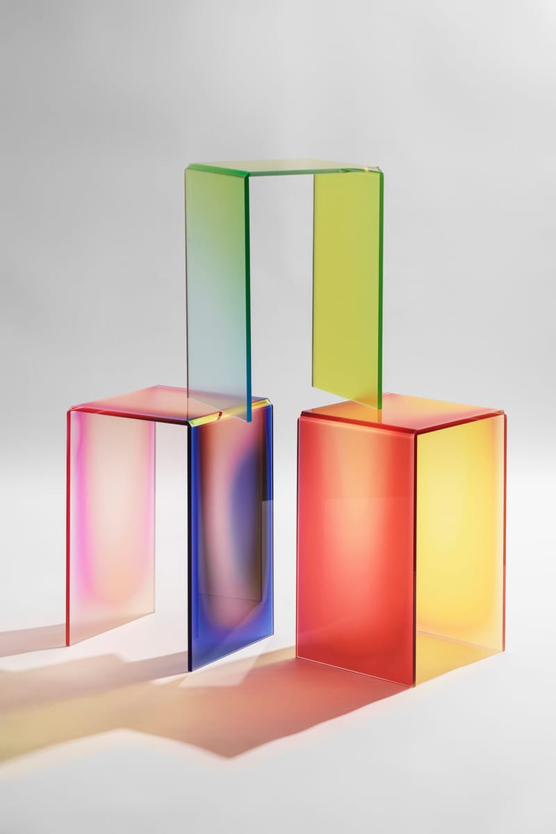 Lumière Bricoleur x TABLEAU Unveil 'LUCID SIDE TABLES' | Hypebeast