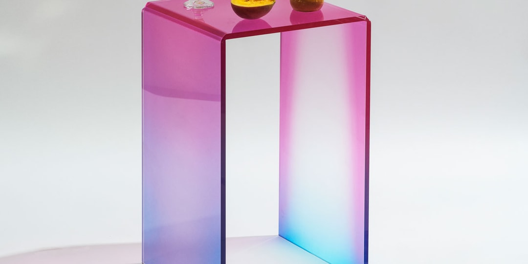 Lumière Bricoleur и TABLEAU объединяются для создания разноцветных «LUCID SIDE TABLES»