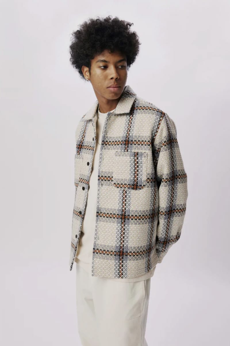 Obey checkered outlet jacket