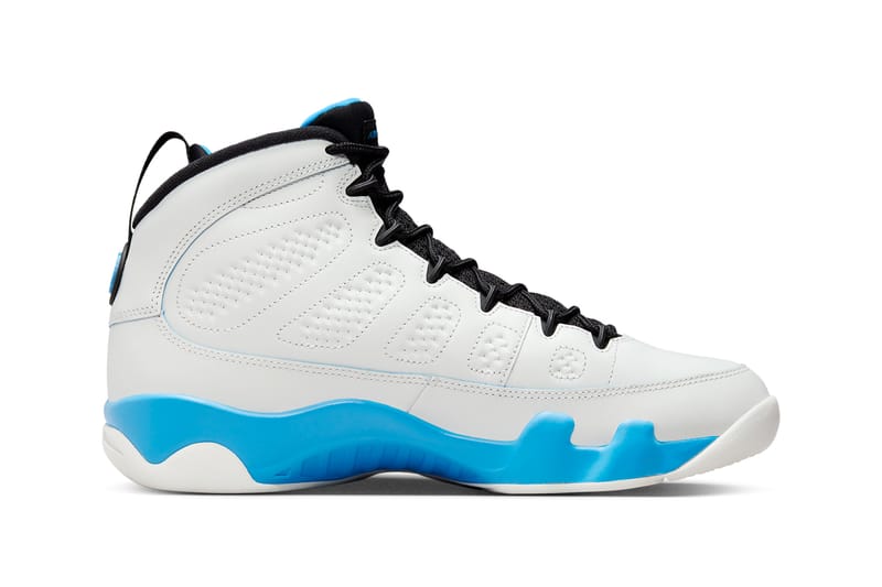 Light blue and white cheap jordan 9s