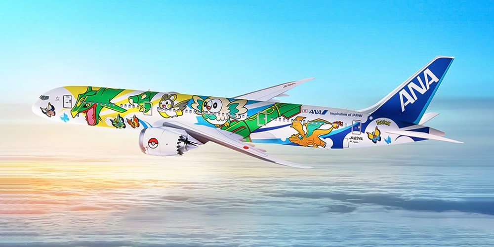 ANA представляет новый совместный самолет Pokémon Boeing 787-9