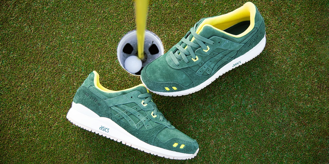 Зеленая замша в ASICS GEL-LYTE III