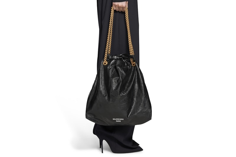 Balenciaga Echoes the Trash Bag With New Crush Bag | Hypebeast