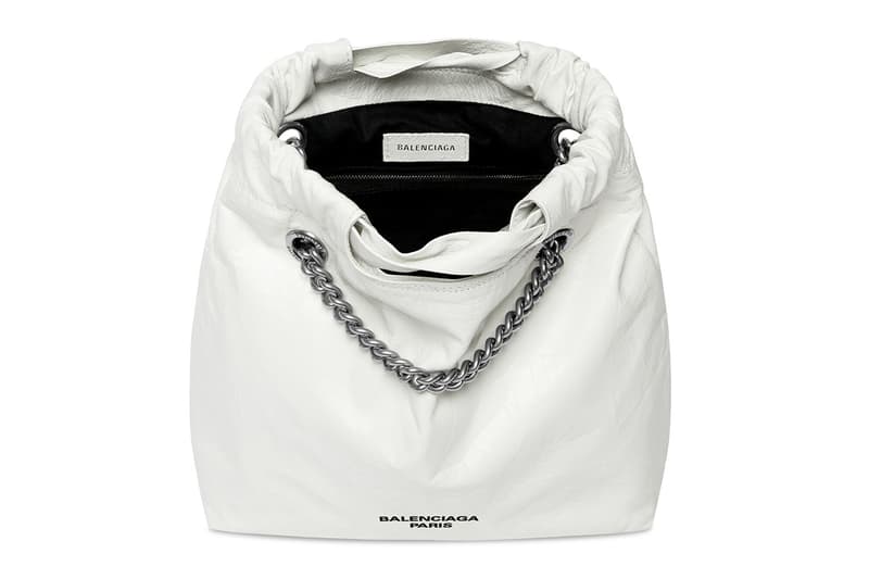 【b.TRASHさま専用】BALENCIAGA ホワイト かごバッグ Balenciaga Echoes the Trash Bag With New Crush Bag | Hypebeast