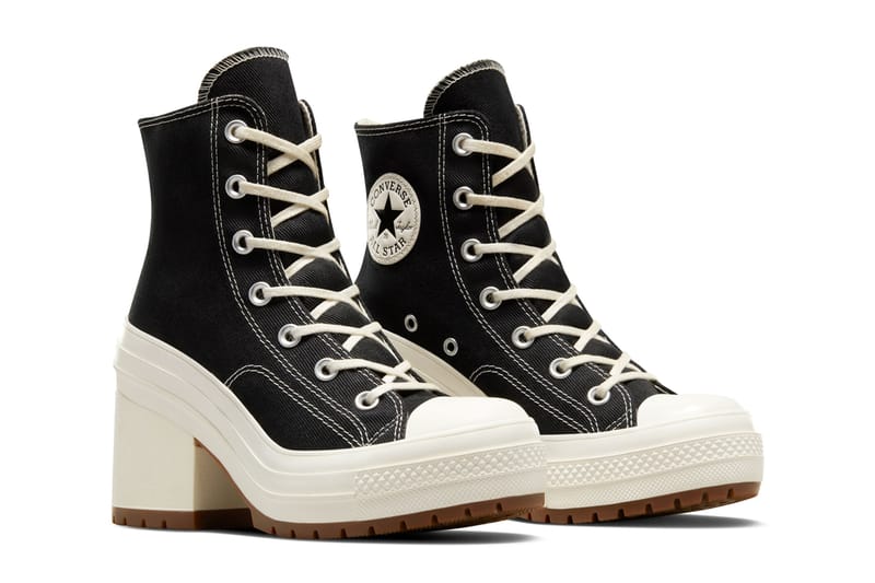 Converse high tops deals with heels