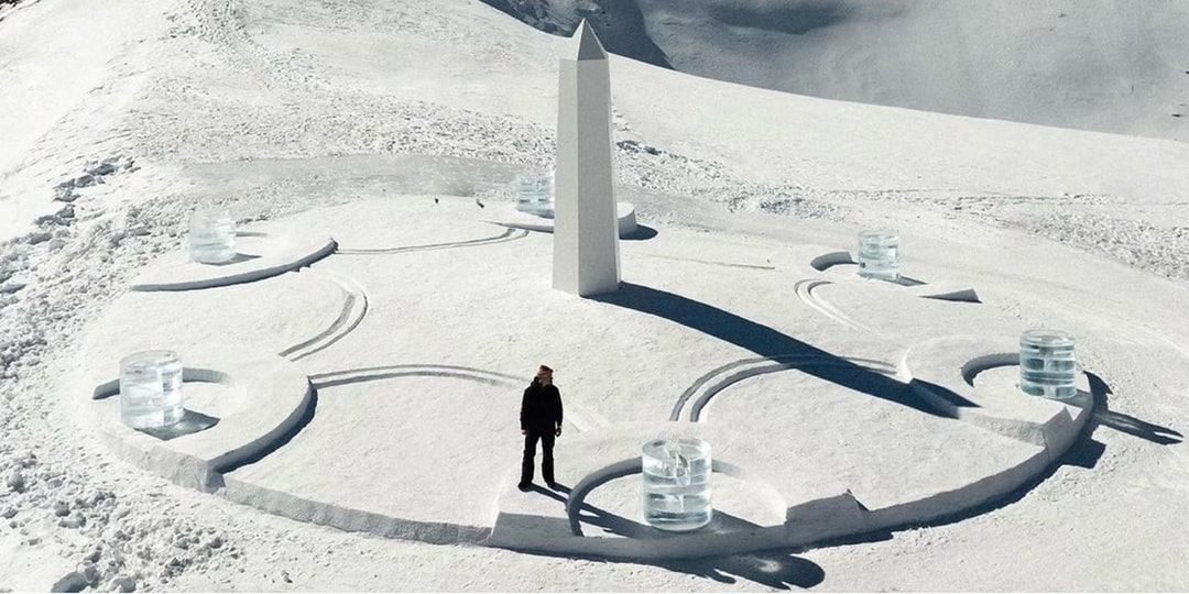 Дэниел Аршам объединился с Hublot, чтобы построить солнечные часы из снега и льда на Маттерхорне