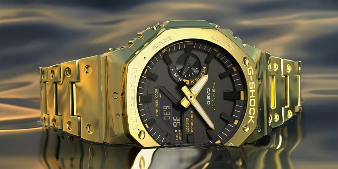 G-SHOCK добавляет цельнометаллическую золотую расцветку к своей линейке 2100