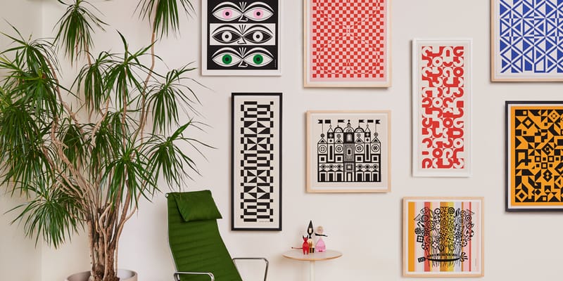 Herman Miller Alexander girard Textile Print ad 1960 ヴィンテージ