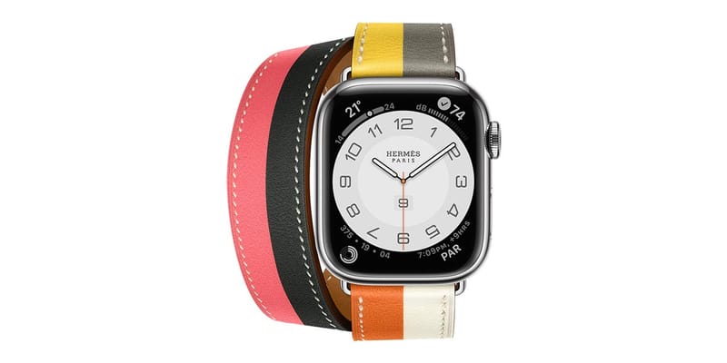 【ジャンク品】Apple Watch  HERMES Apple Watch Hermes Series 7 Fauve Barenia 45MM leather Gourmette
