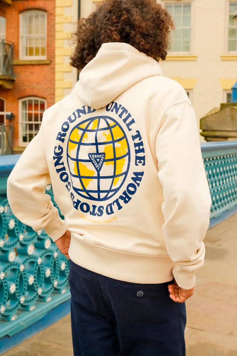 Leeds united discount zip up hoodie