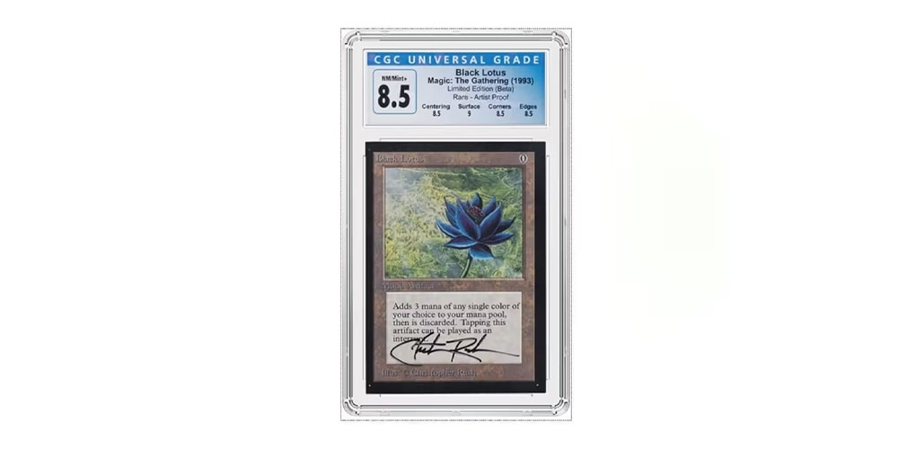Ультра-редкая карта «Magic: The Gathering» Black Lotus Artist Proof Card недавно продана за 615 тысяч долларов США