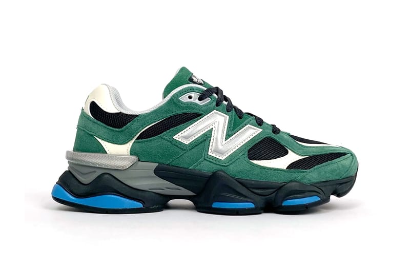 New balance green outlet suede