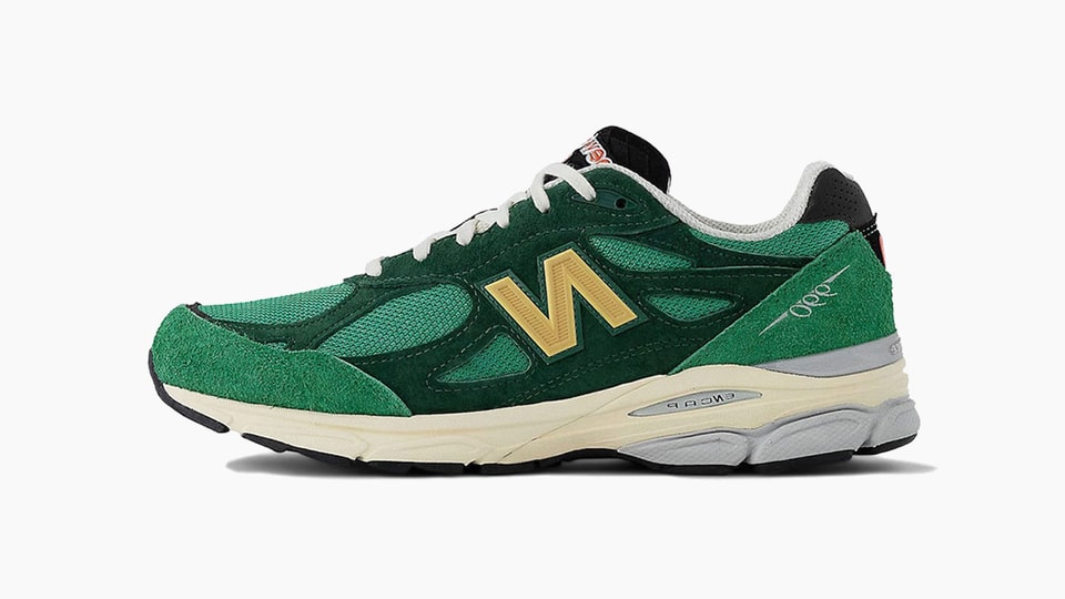 new balance 990 green yellow