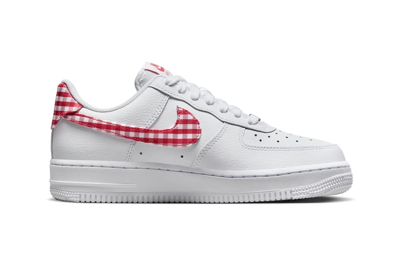 womens air force 1 low qs gingham pack beige