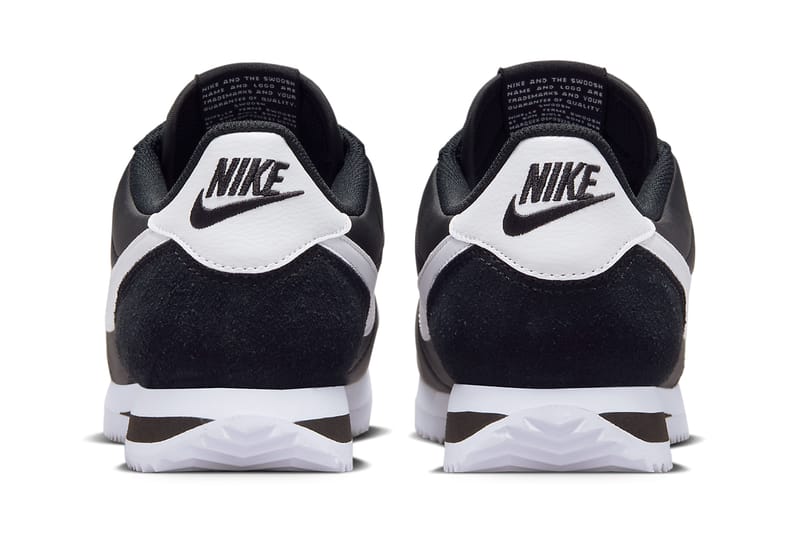 Nike cortez classic hot sale black and white