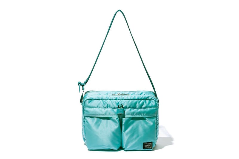 PORTER TURQUOISE VERTICAL SHOULDER BAG-