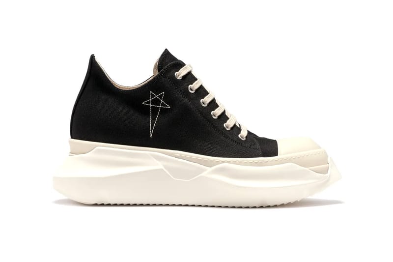 Rick owens drkshdw canvas best sale low sneaker