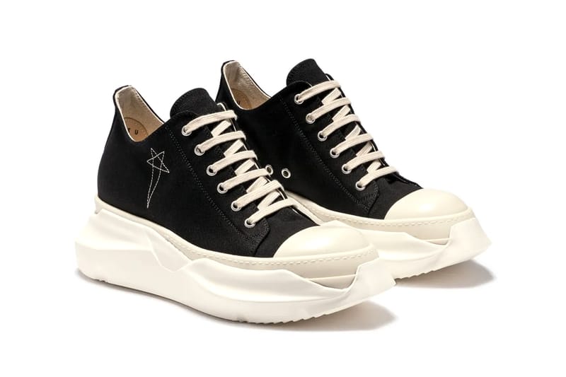 Rick owens drkshdw hot sale canvas low sneaker