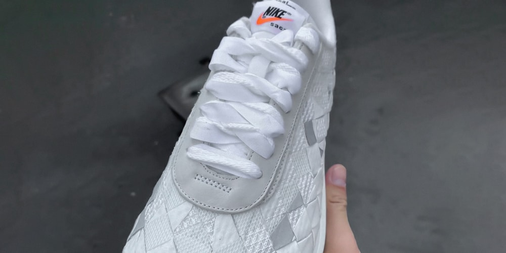 Первый взгляд на кроссовки sacai x Nike LDV Waffle Woven «White»