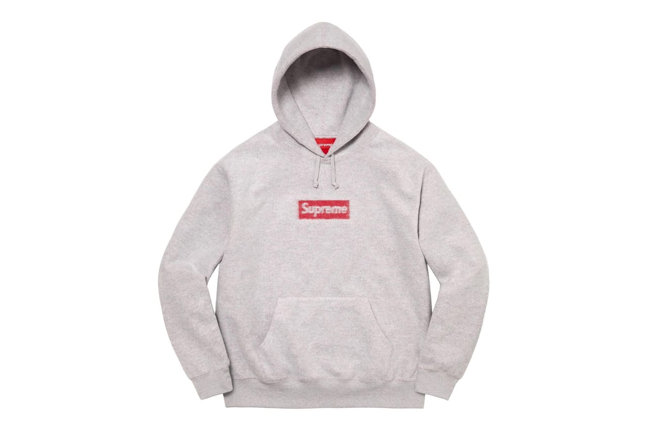 supreme 23ss inside box logo hoodie
