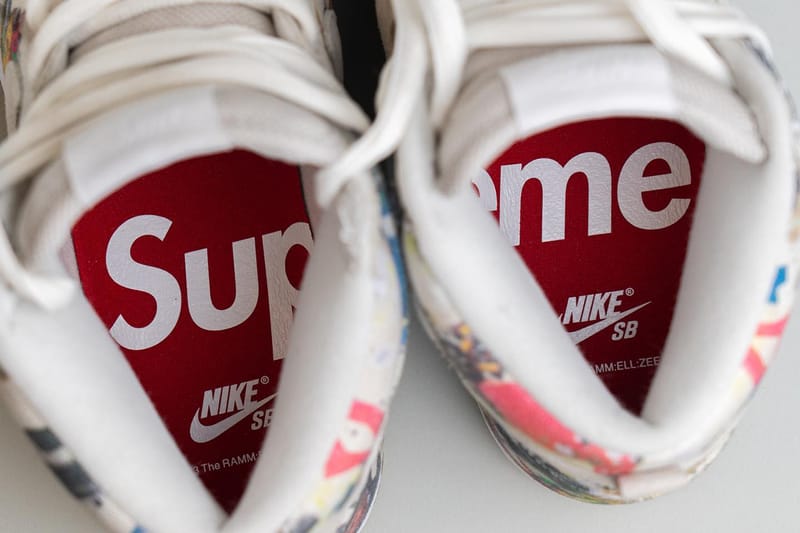 Supreme Nike SB Dunk High Rammellzee Release Date | Hypebeast