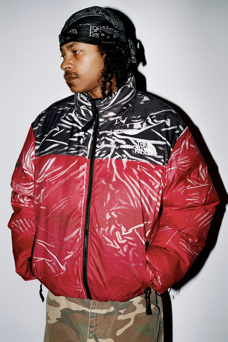 極美品・送込】Supreme TNF RTG Fleece Jacket 赤-