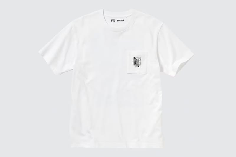 Attack on titan outlet white shirt