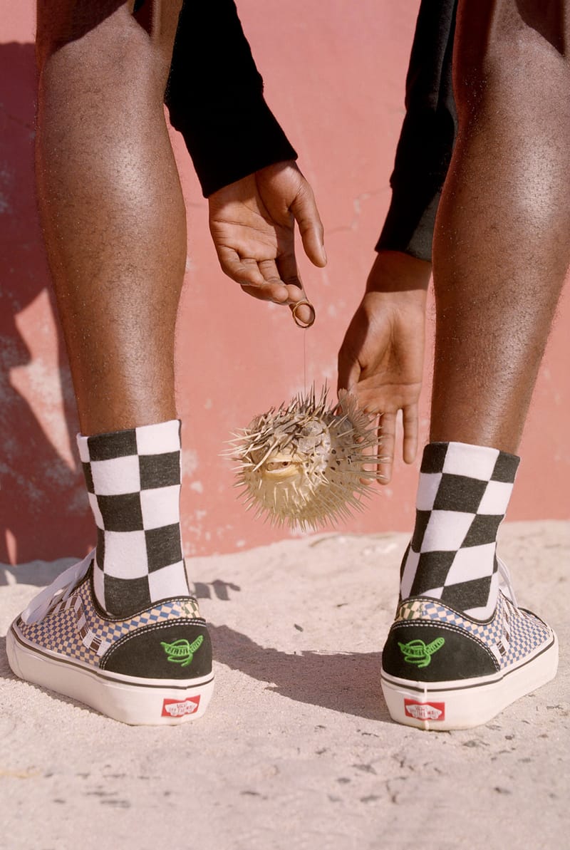 Checkerboard vans best sale with shorts