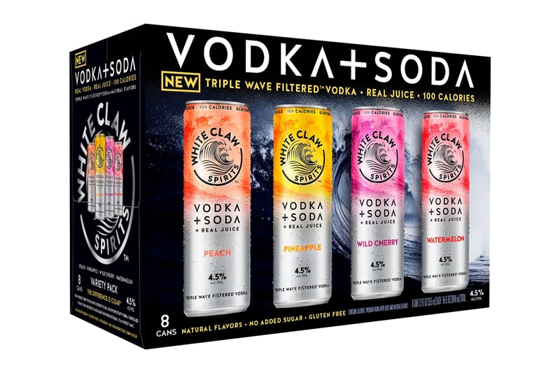 White Claw Premium Vodka and Vodka + Soda Launch Hypebeast