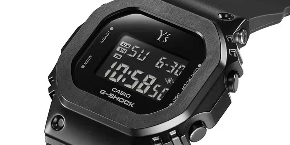 Y’s выпускает полностью черные часы GM-S5600YS-1 в партнерстве с G-SHOCK