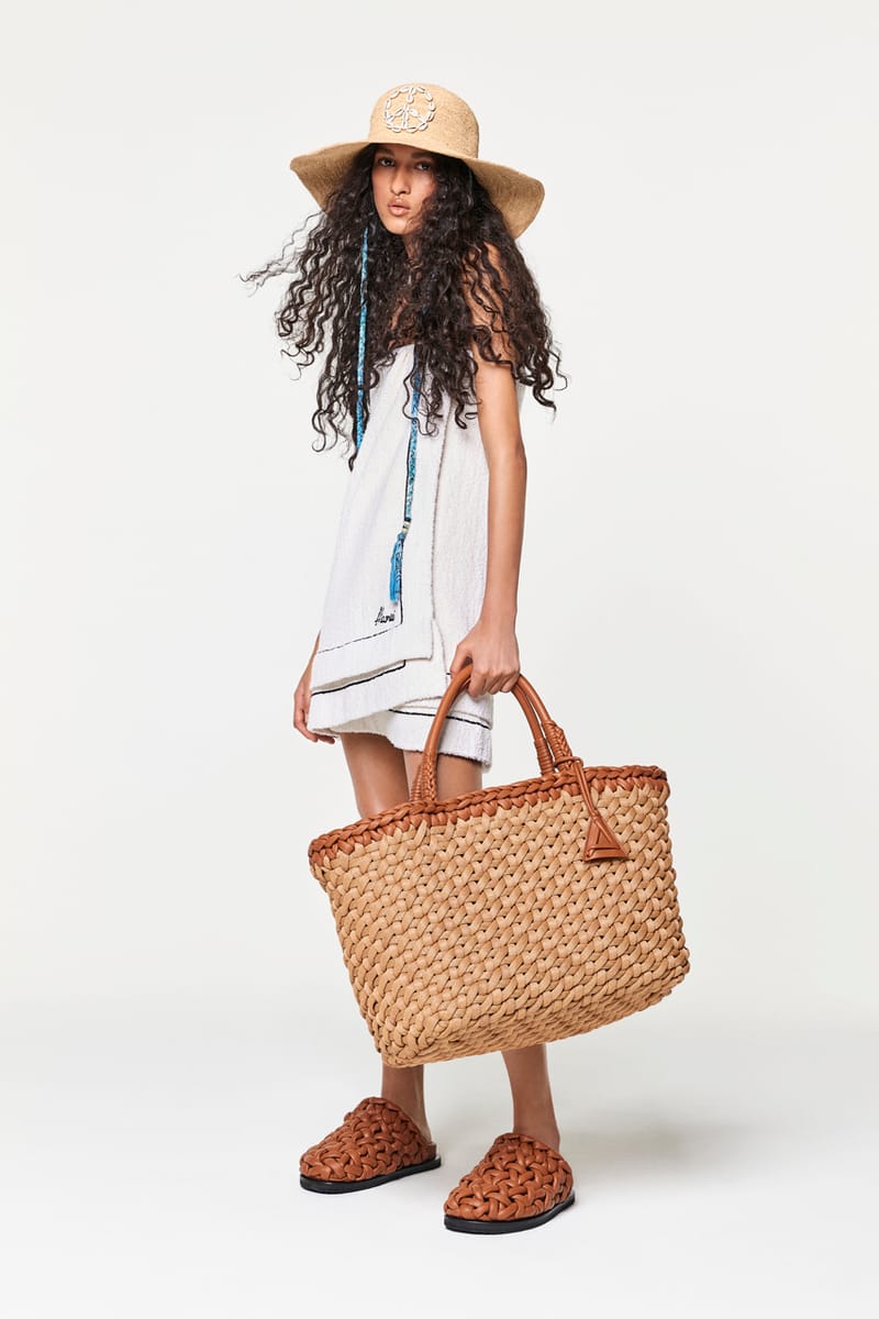 【関税込み】ALANUI 'Icon Palm Leaf Big' handbag Alanui Icon Palm Leaf Big Hand Bags Brown In Beige | ModeSens