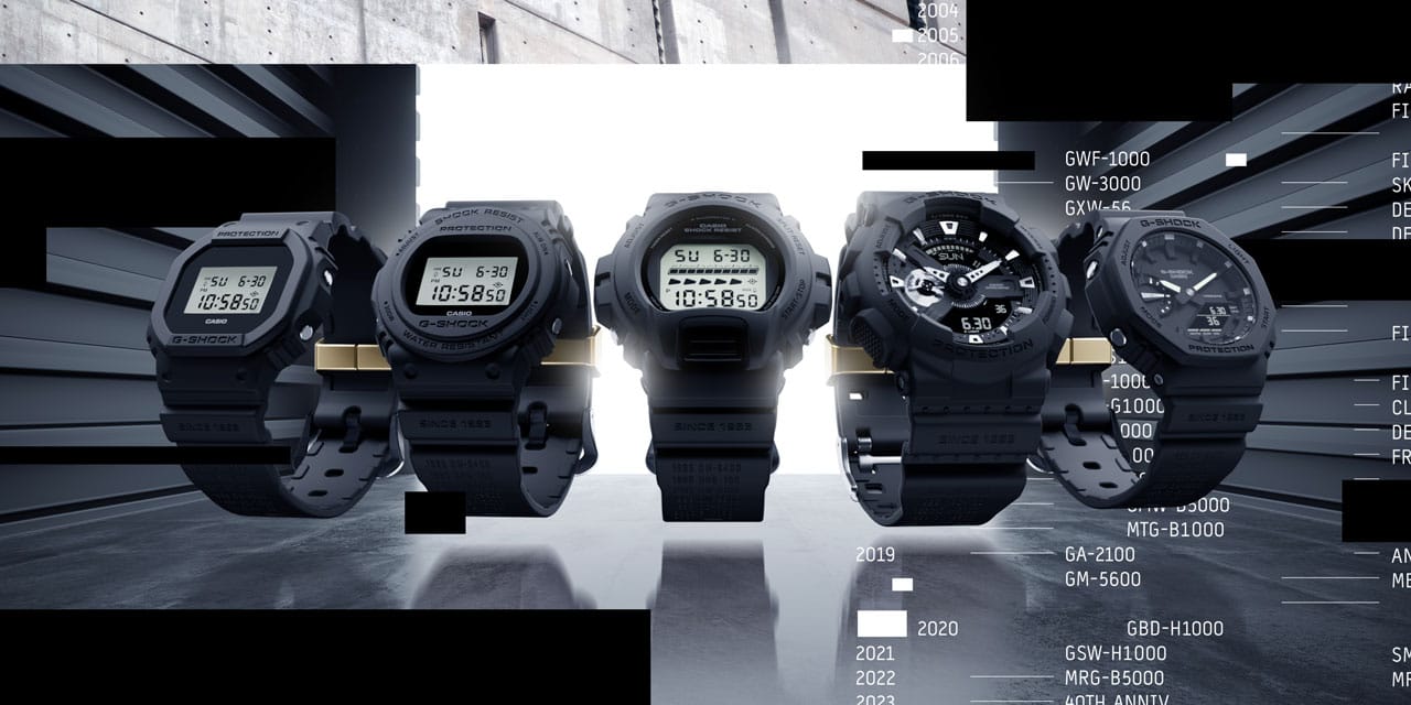 G-SHOCK 40th Anniversary REMASTER BLACK Watches | Hypebeast