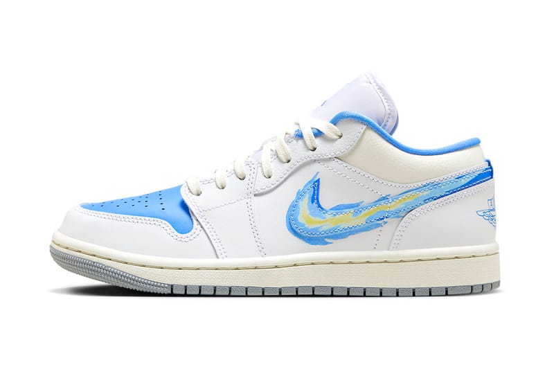 Air Jordan 1 Low Born To Fly University Blue Release Info Hypebeast