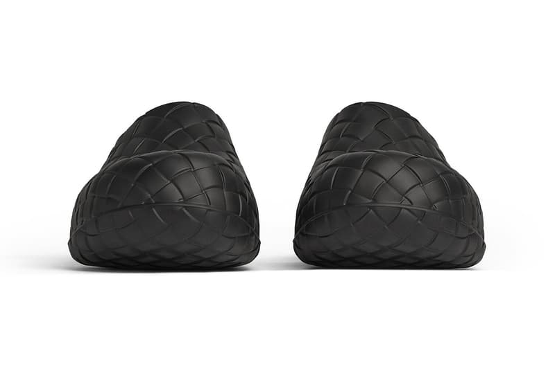 Bottega Veneta Intreccio Rubber Beebee Clog & Slide | Hypebeast
