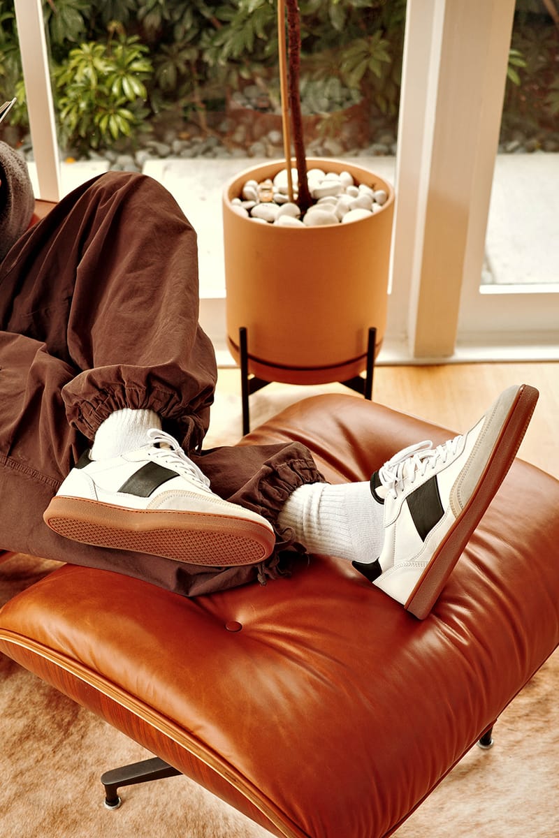 【関税込み】COLLEGIUM ブラウン Pillar Court II スニーカー COLLEGIUM sneakers 'Pillar Court II' white/brown | BRAUN Hamburg