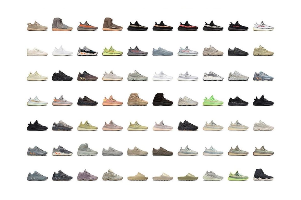 Yeezy Numbers Every adidas YEEZY Sneaker Released List Hypebeast
