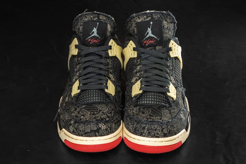 Jordan 4 tattoo on sale black