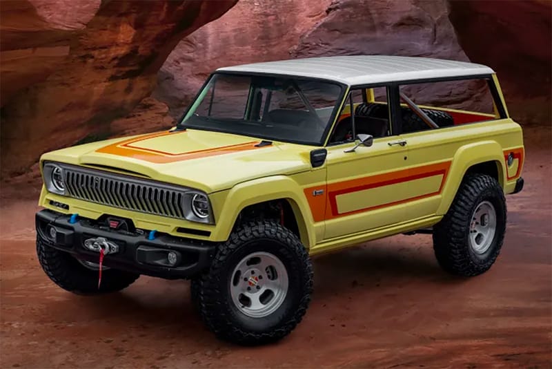 Jeep 1970 Cherokee Hybrid Wrangler Concept Car | Hypebeast