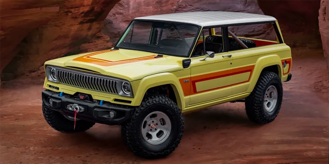 Jeep объединил Cherokee 1970-х годов с Rubicon 4xe для своего последнего концепт-кара