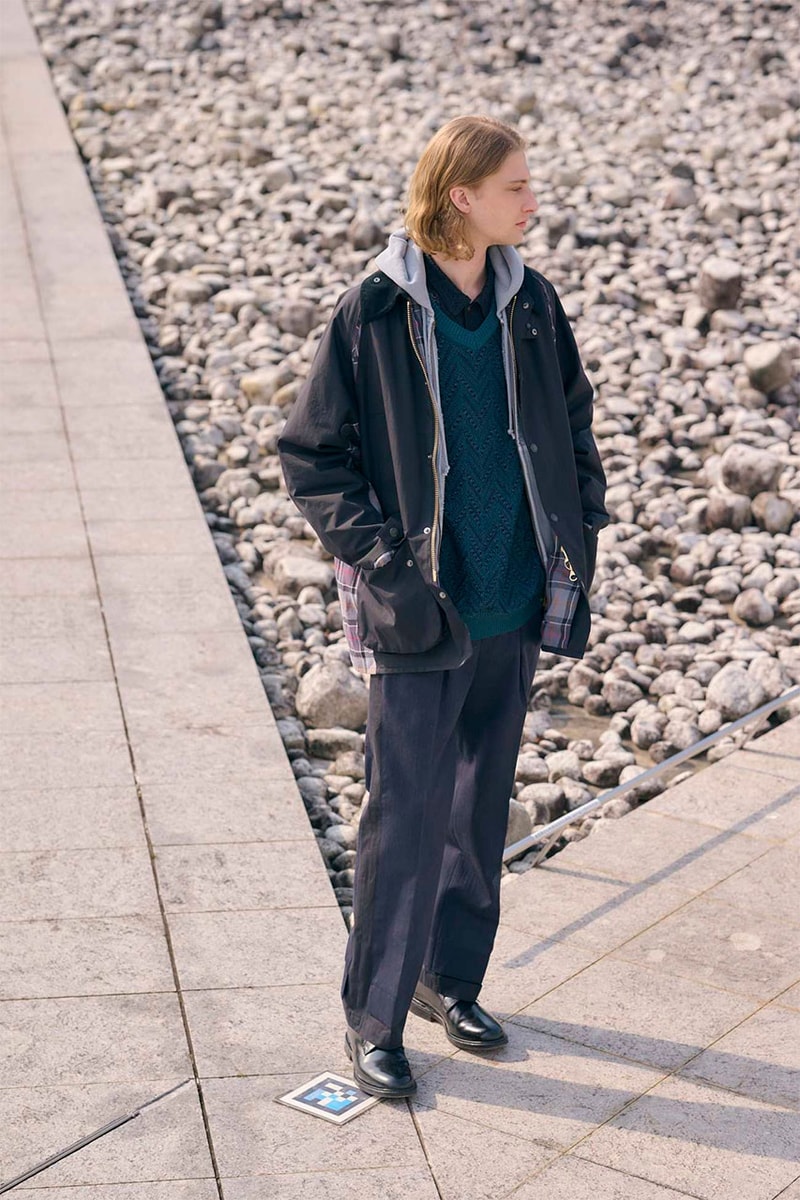 JOURNAL STANDARD x Yoke x Barbour Collaboration Hypebeast