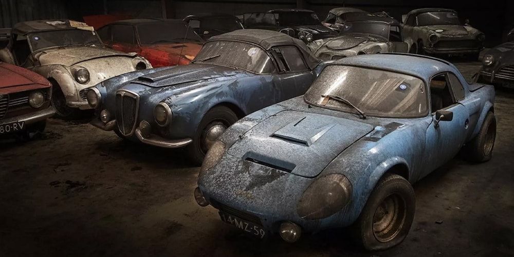 230 классических автомобилей, найденных на складе в Нидерландах, отправляются на аукцион и, как ожидается, принесут миллионы