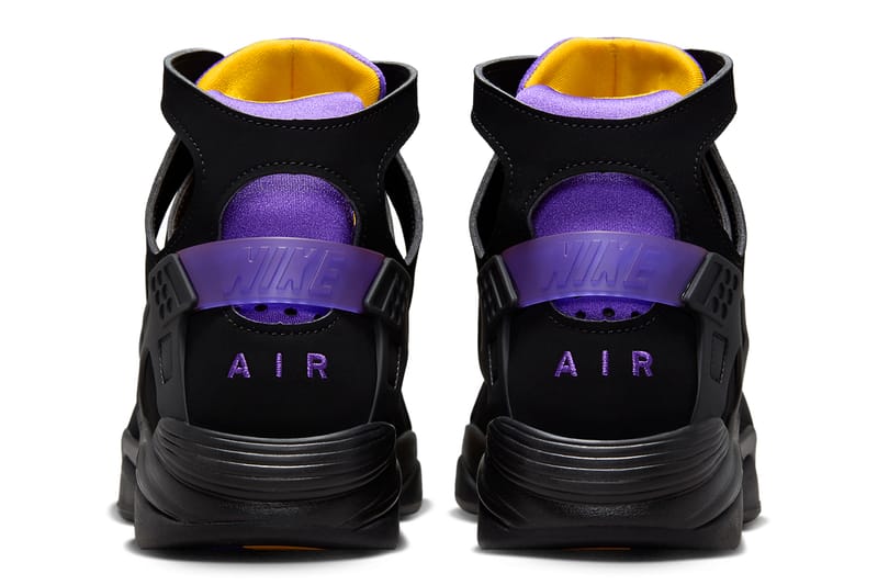 Nike Air Flight Huarache Lakers Away FD0188-001 Release | Hypebeast