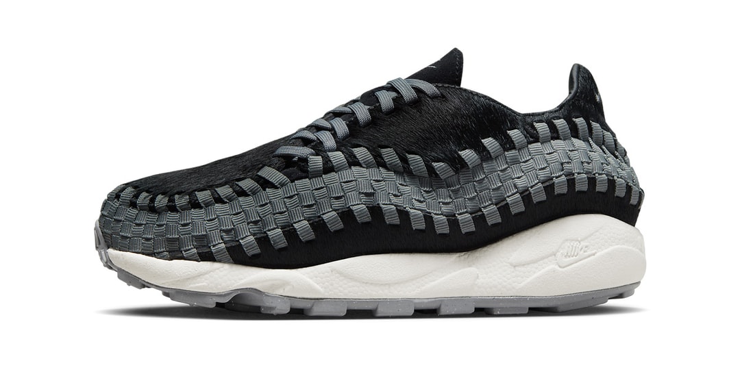 Официальные изображения Nike Air Footscape Woven «Black/Smoke Grey»