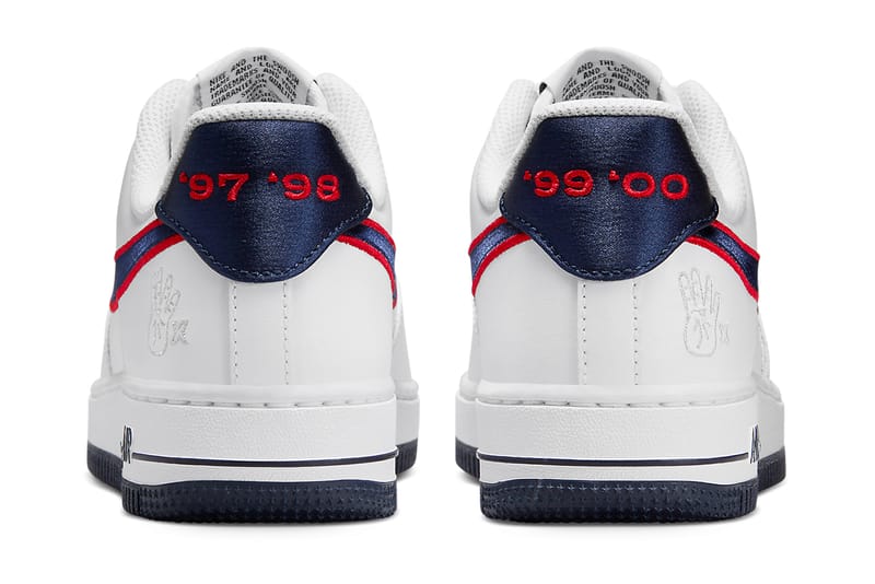 Navy blue and outlet red air force 1