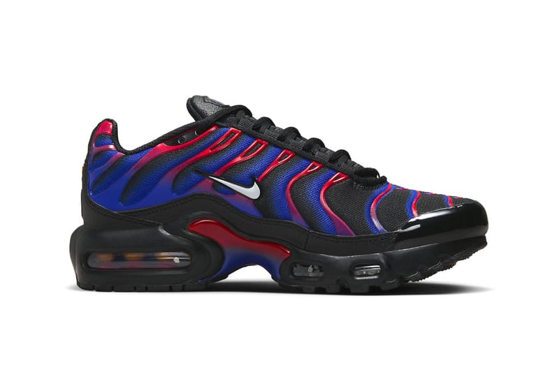 Nike air max store plus red and blue