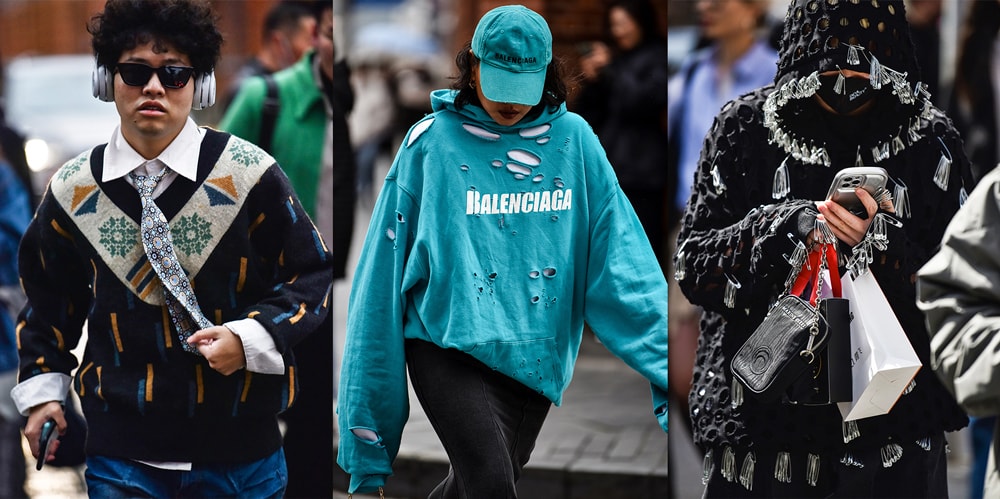 Неделя моды в Шанхае FW23 Street Style