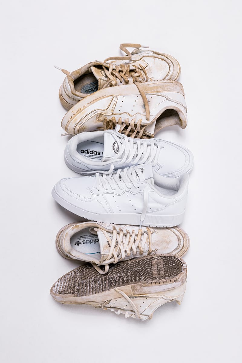 SNIPES Releases adidas Triple White Supercourt Campaign Hypebeast