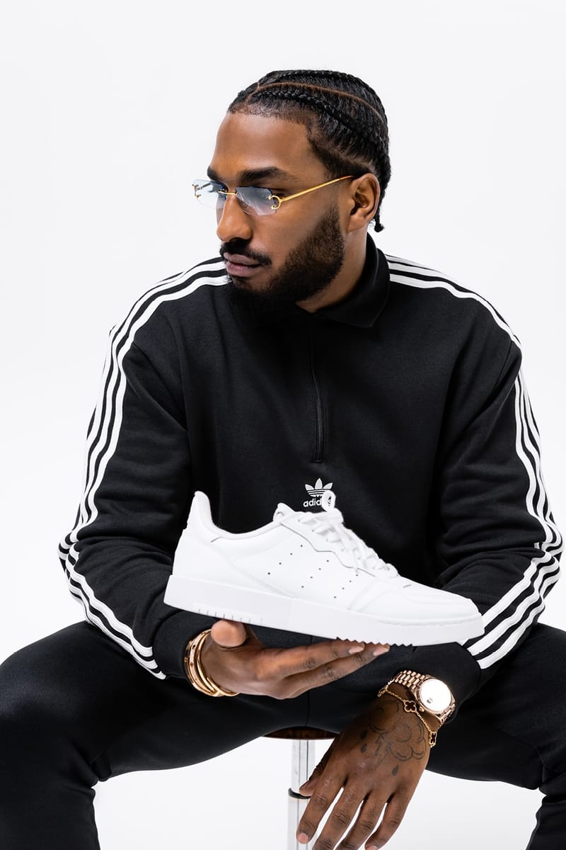 Adidas supercourt triple white on sale