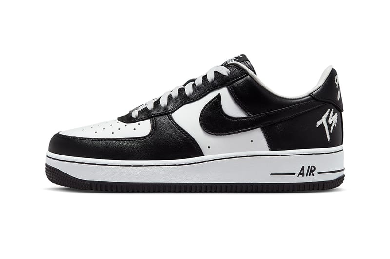 Nike air force on sale black and white