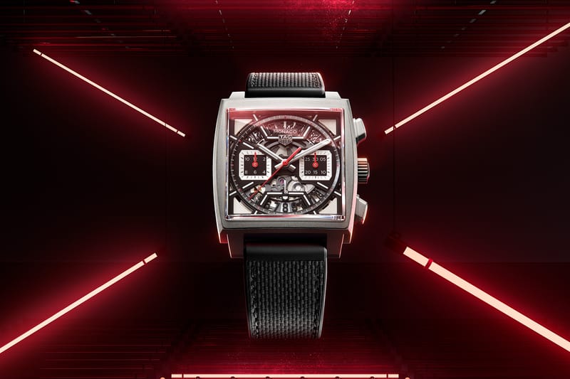 TAG Heuer New Monaco Skeleton Models Hypebeast